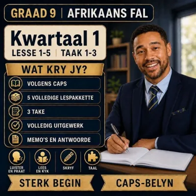 Grade 9 Afrikaans FAL - Term 1 image 2
