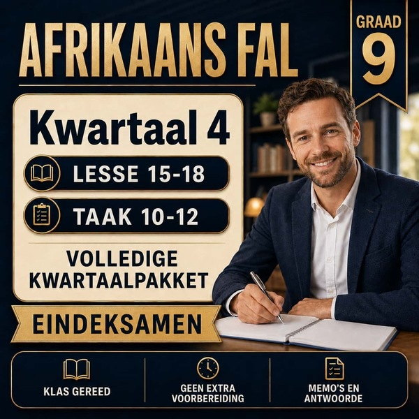 Grade 9 Afrikaans FAL - Term 4