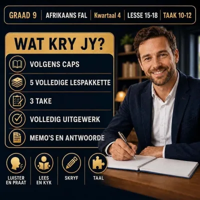 Grade 9 Afrikaans FAL - Term 4 image 2